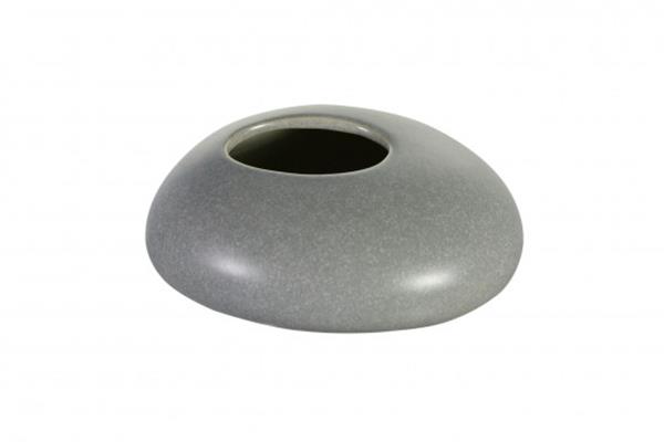 Vaso Stone grigio cm. 11,5 - Sibo 1
