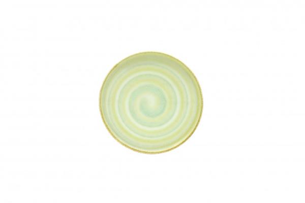 Piattino porcellana giallo agrumi cm. 12 - Sibo 1