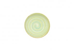 Piattino porcellana giallo agrumi cm. 12 - Sibo