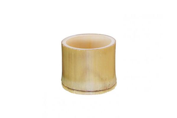 Bicchierino bambù verde dritto, 44 ml, diametro 5,5 x h 4,5 cm 1