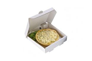 MINIPIZZ mini scatola da pizza cartone bianco 9 cm