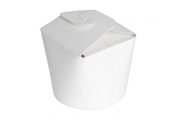 ASIE Mini contenitore tondo cartone bianco laminato, 250 ml 1