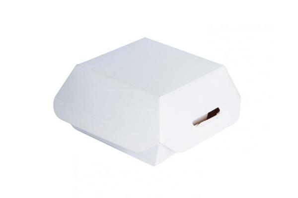 EATBURG Mini scatola da hamburger cartone bianco 7 cm 1