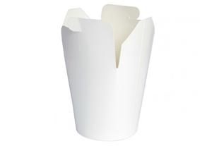 Contenitore tondo cartone bianco laminato, 750 ml