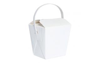 ASPAIL Mini contenitore noodle box cartone bianco 230 ml