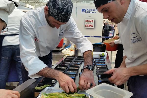 Lo chef stellato Gianfranco Pascucci agli Aereoporti di Roma 2