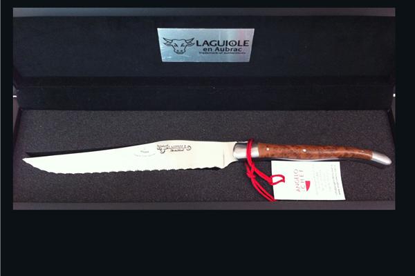 Coltello per Pane Inox in Thuja 1