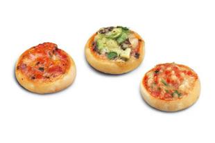 Pizzettini Aperò - Surgelati 3 gusti diam. 4,2 cm - 90 pezzi € 31,00