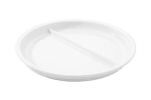 ASSIETTE RONDE 2 COMPARTIMENTS