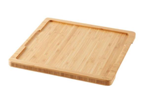 PLATEAU POUR ASSIETTE CARRE´E 25CM BASALT 1