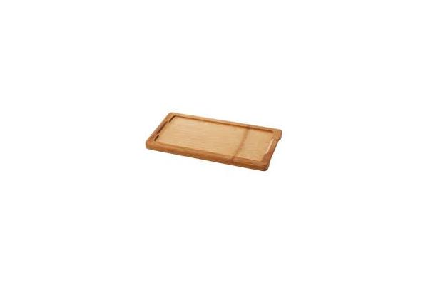 PLATEAU POUR PLATEAUX RECT. 25X12CM BASALT 1