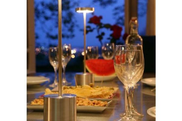 Lampada hisle Luxciole argento H.34cm 1