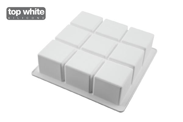 CUBIK - STAMPO SILICONE BIANCO SILIKOMART 1
