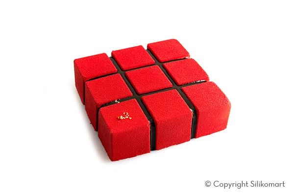 CUBIK - STAMPO SILICONE BIANCO SILIKOMART 3