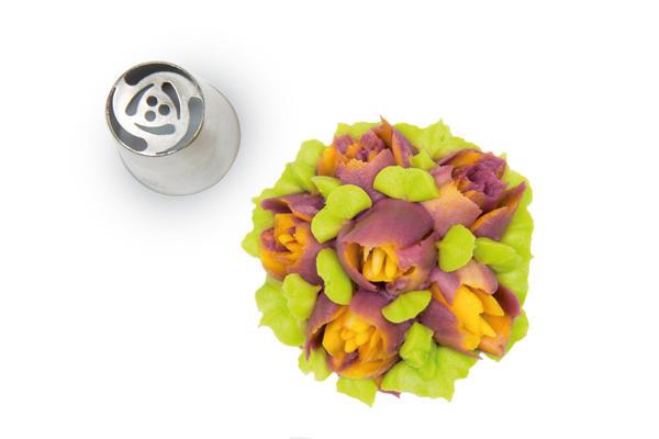 FLOWER TUBE 01 - BOCCHETTA ACCIAIO INOX ø25 1