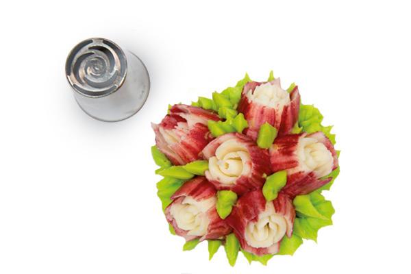 FLOWER TUBE 03 - BOCCHETTA ACCIAIO INOX ø25 1