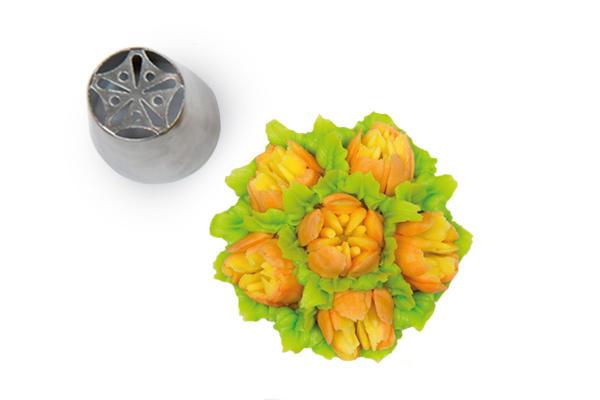FLOWER TUBE 12 - BOCCHETTA ACCIAIO INOX ø25 1