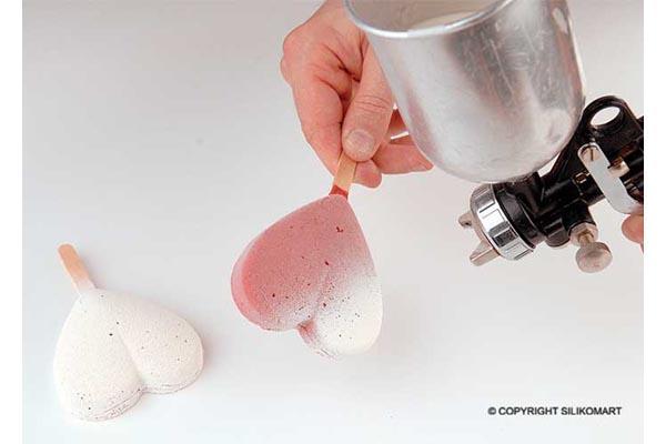 GEL03 HEART IC - SET 2 STAMPI IN SILICONE BIANCO SILIKOMART 7