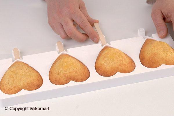 GEL03 HEART IC - SET 2 STAMPI IN SILICONE BIANCO SILIKOMART 8