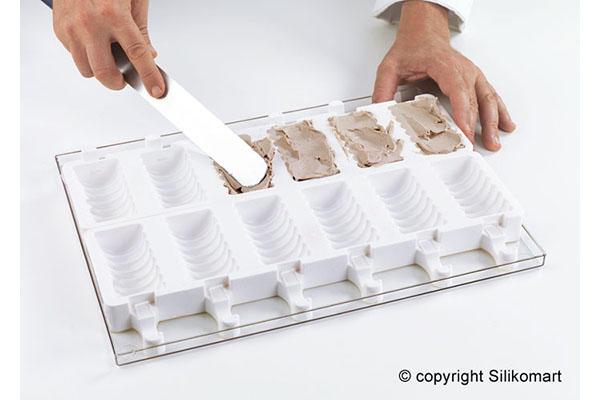 GEL04 TANGO - SET 2 STAMPI IN SILICONE BIANCO SILIKOMART 6