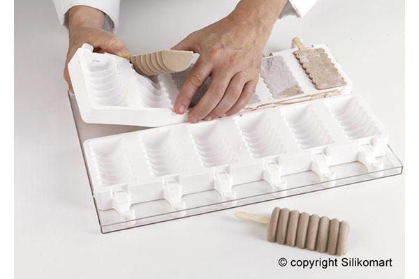 GEL04 TANGO - SET 2 STAMPI IN SILICONE BIANCO SILIKOMART 7