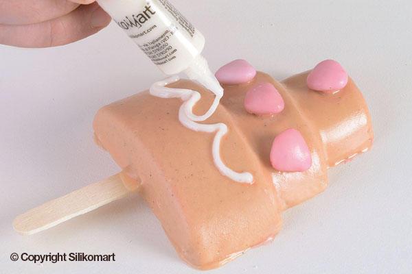 GEL09 WEDDING STICK - SET 2 STAMPI IN SILICONE BIANCO SILIKOMART 8