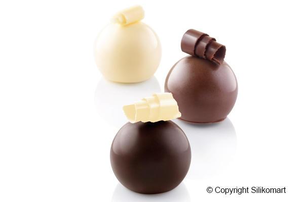 MINI TRUFFLES STAMPO SILICONE BIANCO SILIKOMART 2