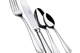 Set posate in Acciaio Inox 18-10. Made in Italy. Finitura lucida. Spessore 3,5 mm.