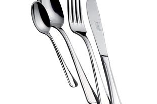 Set posate in Acciaio Inox 18-10. Made in Italy. Finitura lucida. Spessore 2,5 mm.