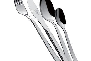 Set posate in Acciaio Inox 18-10. Made in Italy. Finitura lucida. Spessore 2,5 mm.