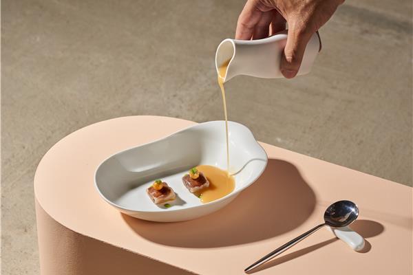 Piatto porcellana Smaltato serie Jelly Deep 2