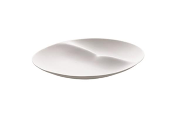 Piatto dessert porcellana Opaco serie Shell 1