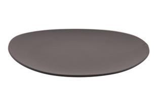 Piatto porcellana nero Opaco serie Shell Beltz