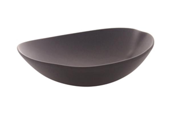 Ciotola porcellana nero Opaco serie Shell Beltz 1