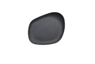 Piatto porcellana nero Opaco serie Yayoi Beltz
