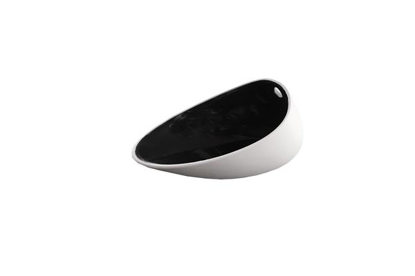 Coppetta mini porcellana Nero serie Jomon 1