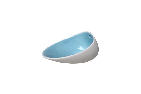 Coppetta mini porcellana Blu serie Jomon 1
