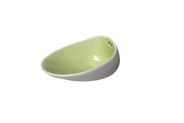 Coppetta mini porcellana Verde serie Jomon 1