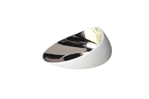 Coppetta grande porcellana Argento serie Jomon 1