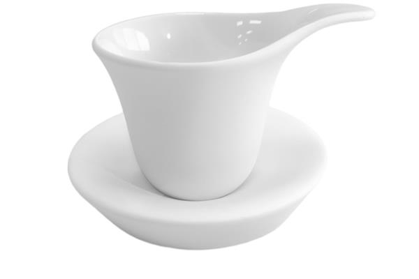Set regalo tazzina + piattino caffè porcellana serie Fly 60 1