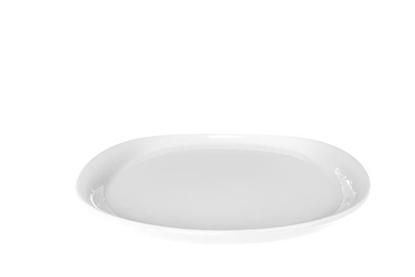 Piatto grande porcellana bianco Smaltato serie Naoto 1