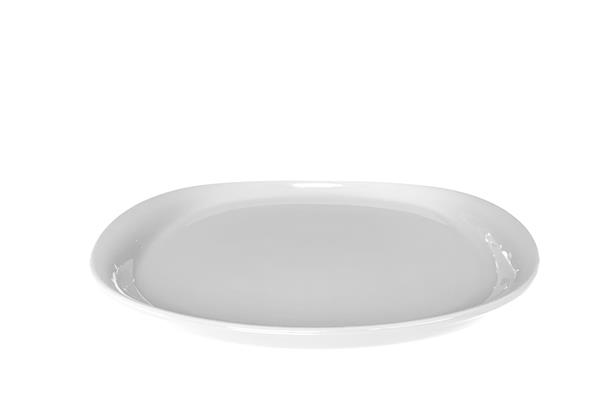 Piatto extra large porcellana bianco Smaltato serie Naoto 1