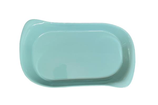 Piatto da servizio porcellana blu Smaltato serie Naoto 1