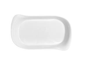 Piatto extra large porcellana bianco Smaltato serie Naoto