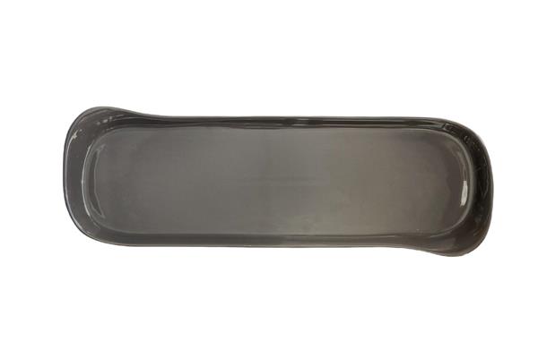 Vassoio porcellana grigio scuro Smaltato serie Naoto 1