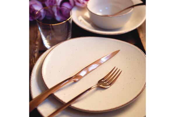 Piatto fondo Karen beige cm. 22 - Sibo 2
