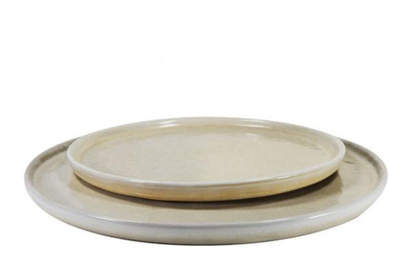 Piatto da dessert Nori beige cm. 22 - Sibo 2