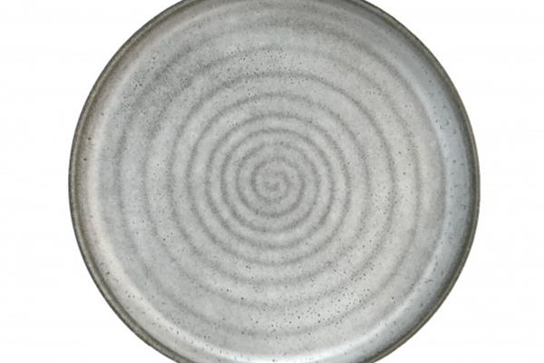 Piatto piano Ethnic grigio cm. 23  - Sibo 1
