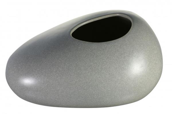 Vaso Stone grigio cm. 21 - Sibo 1