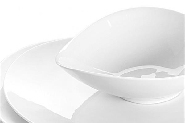 Piatto piano Galet bianco cm. 27 - Sibo 2
